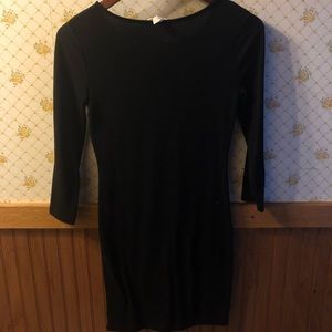 Jersey Knit Little Black Dress